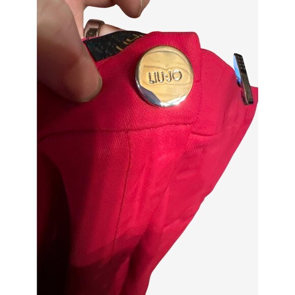Liu Jo Womens Fuchsia Slim Fit Pants Size 42 - Picture 9 of 12